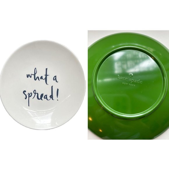 KATE SPADE SET OF 4 APPETIZER PLATES - FANTASTIC CONDITION - Picture 4 of 6